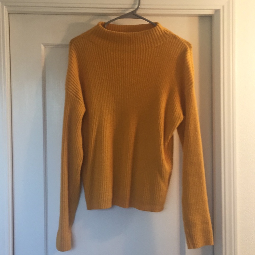 Mustard BP. Brand mock neck sweater